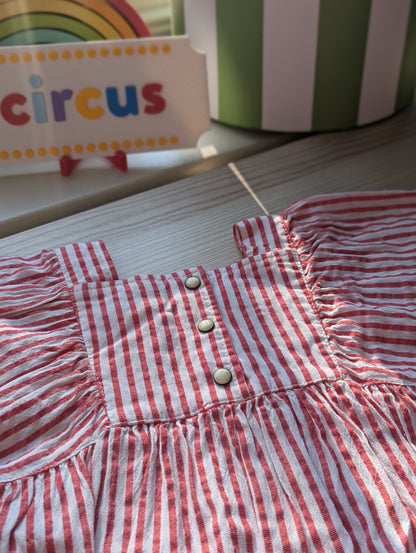 candycane dress, 1-2 years