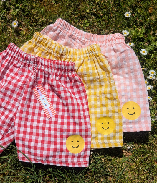 gingham shorts