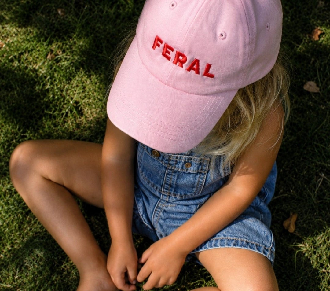 feral embroidered cap