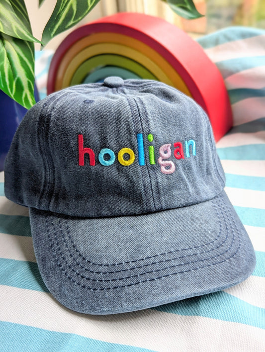 hooligan embroidered cap