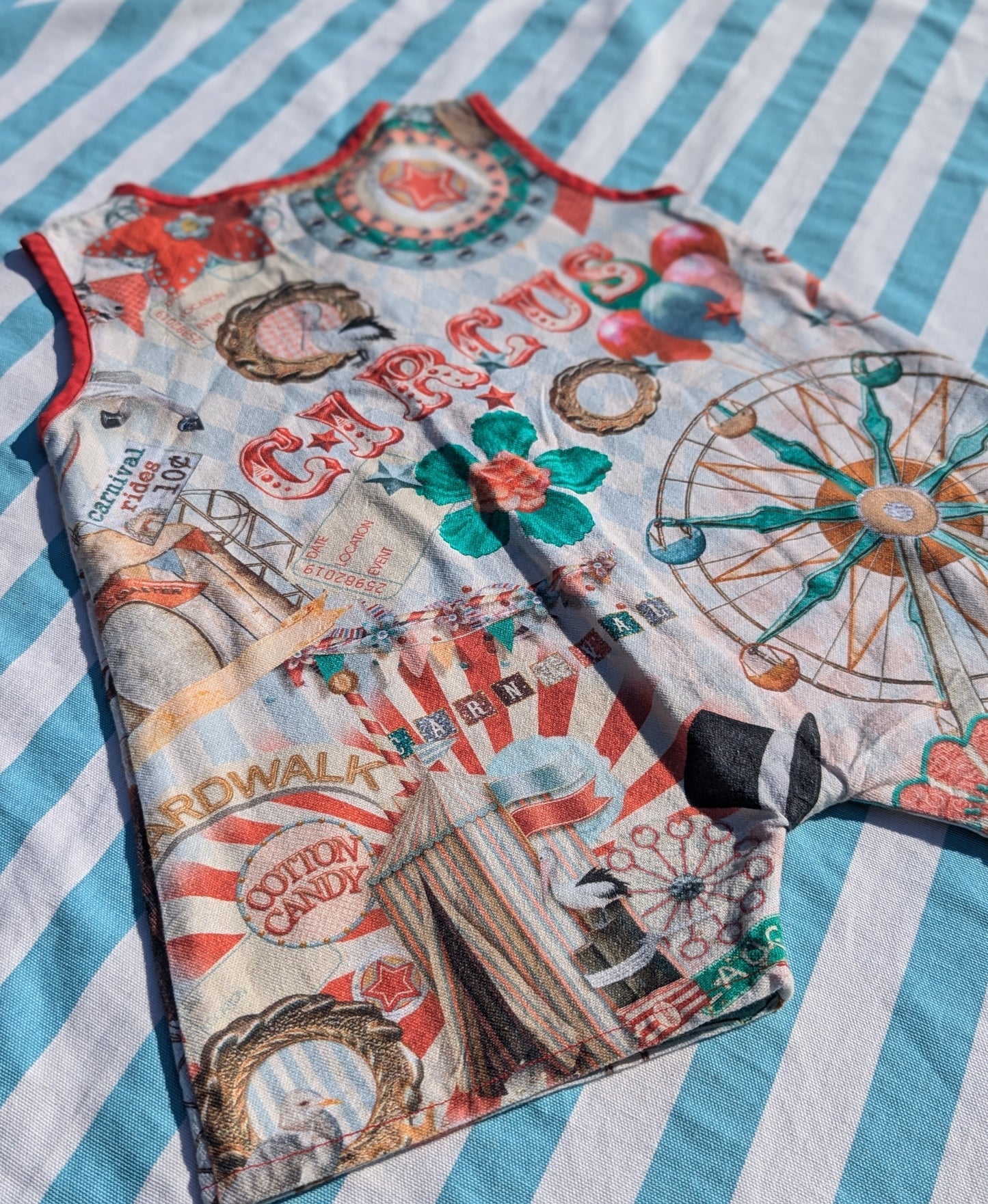 circus romper, 2-4 years
